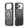 Dux Ducis Apple iPhone 17 Pro capa YIND PC+TPU com MagSafe preto