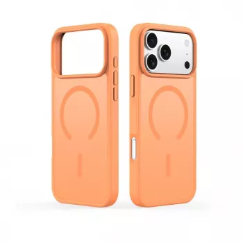Dux Ducis Capa YIND PC+TPU com MagSafe para Apple iPhone 17 Pro laranja
