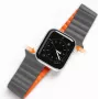 Pulseira magnética Dux Ducis para Apple Watch 7/6/5/4/3/2 / SE (41/40/38mm) cinzento laranja