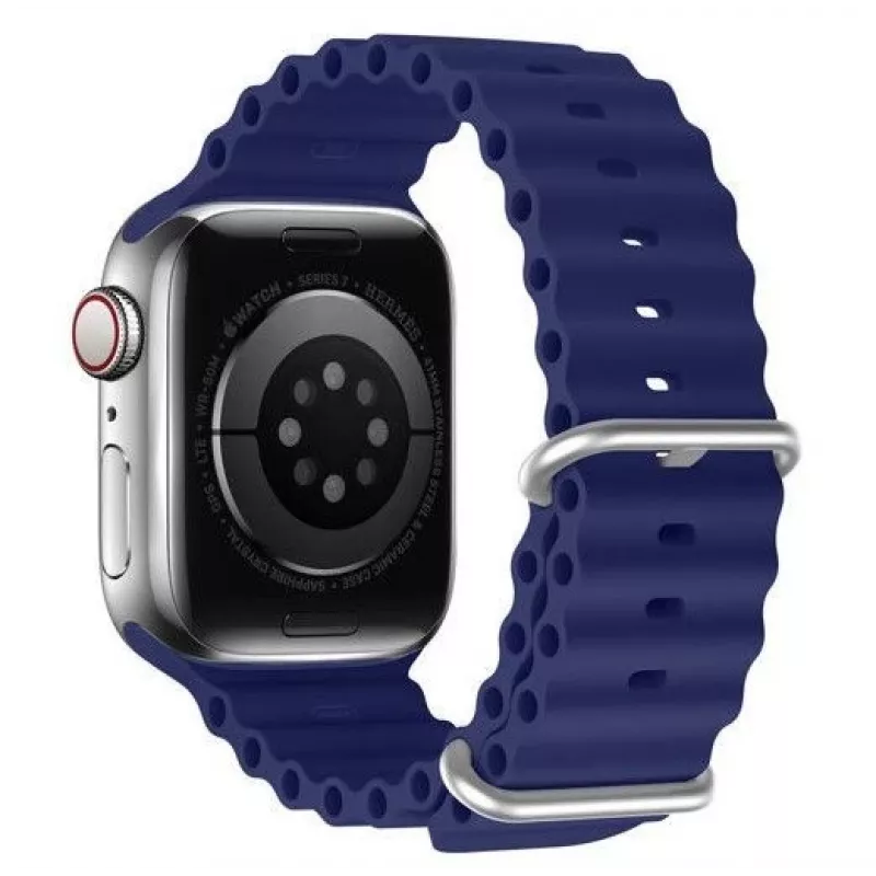 Pulseira de silicone Dux Ducis para Apple Watch 38/40/41/42mm azul-marinho