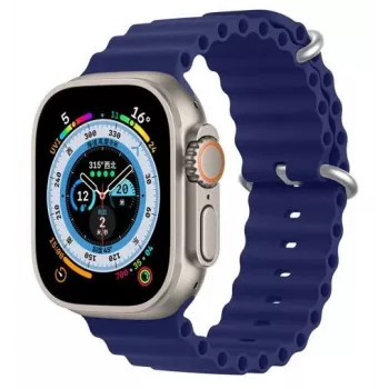 Pulseira de silicone Dux Ducis para Apple Watch 38/40/41/42mm azul-marinho