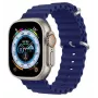 Pulseira de silicone Dux Ducis para Apple Watch 38/40/41/42mm azul-marinho