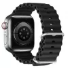 Pulseira de silicone Dux Ducis para Apple Watch 42/44/45/46/49mm preta