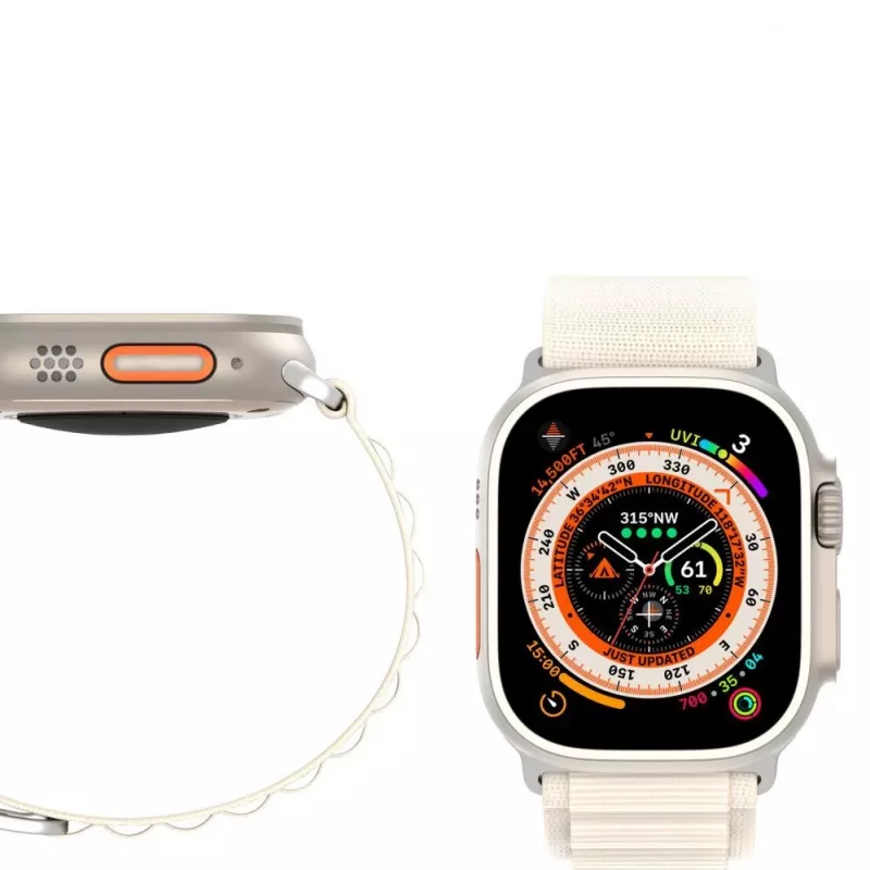 Pulseira Dux Ducis Apple Sport Buckle para Apple Watch 42/44/45/46/49mm starlight