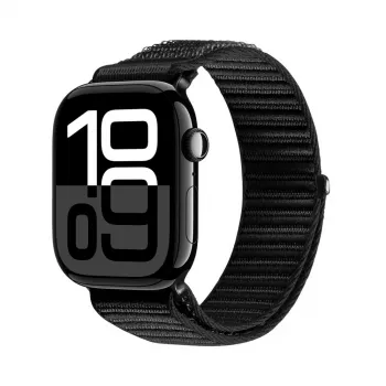 Pulseira YE Nylon Braided Loop Dux Ducis para Apple Watch 38/40/41/42mm preta