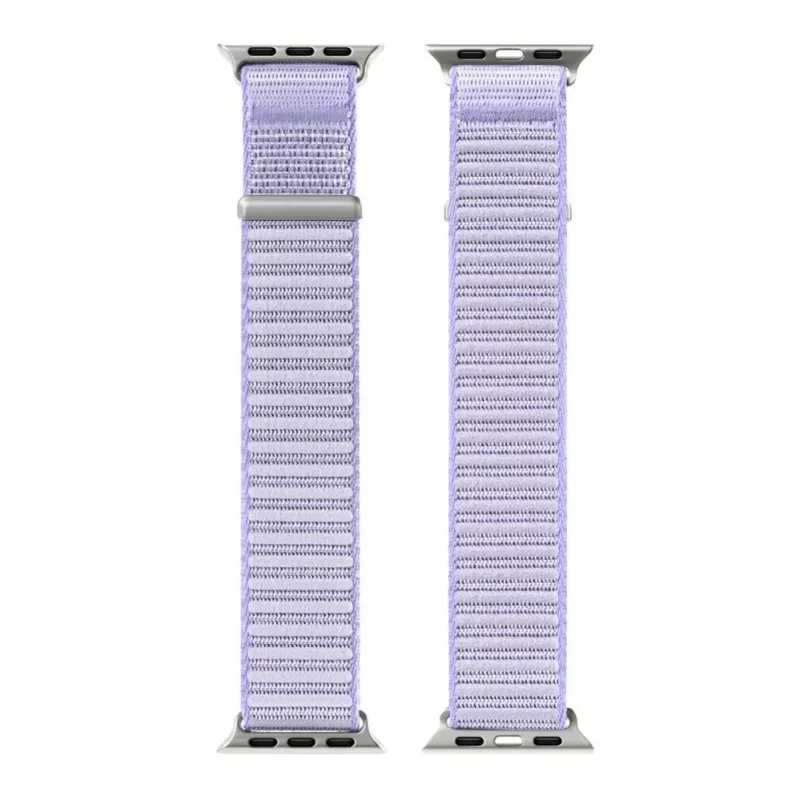 Pulseira de nylon entrançado Dux Ducis YE Loop para Apple Watch 38/40/41/42MM roxa