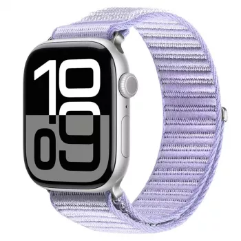 Pulseira em nylon entrelaçado Dux Ducis YE para Apple Watch 42/44/45/46/49mm roxa