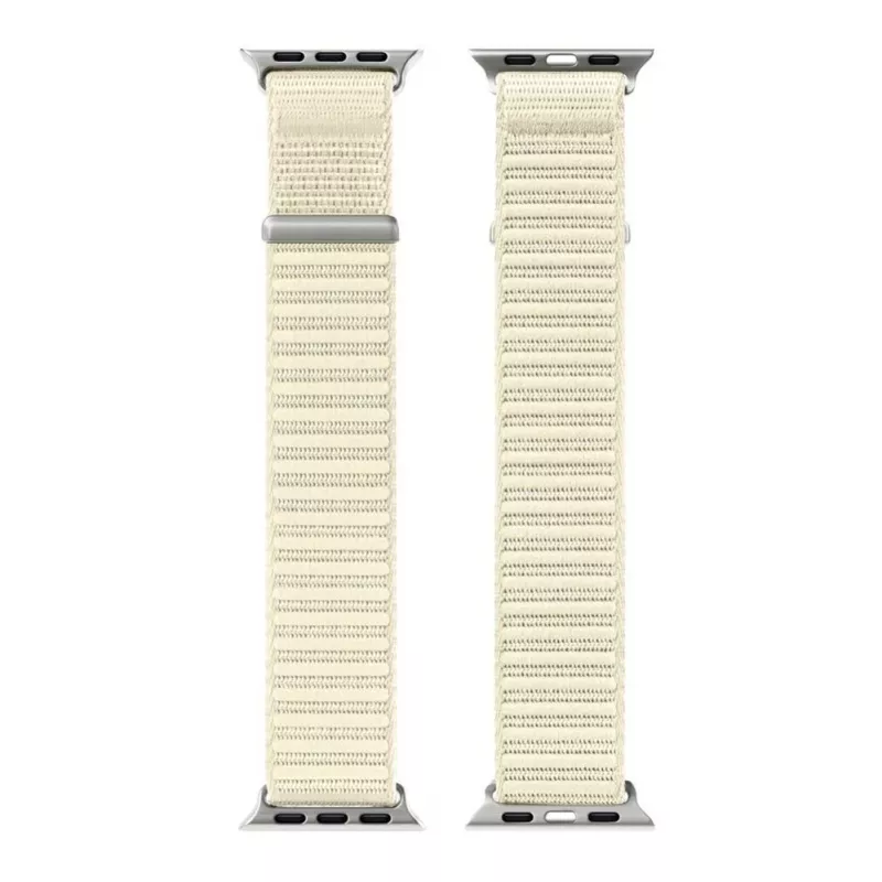 Pulseira de nylon entrelaçado YE Loop Dux Ducis para Apple Watch 42/44/45/46/49MM starlight