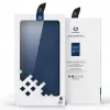 Capa flip carteira Dux Ducis Bril Series para Samsung Galaxy Z Fold4, azul-escuro