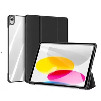 Dux Ducis Copa Case para iPad 10,9 polegadas 2022 (10.ª ger.) Smart Cover Stand preto