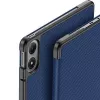 Dux Ducis Domo Series capa para tablet em pele sintética PU com suporte Tri-fold para Xiaomi Redmi Pad 2 Pro, azul