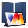 Dux Ducis Domo Series capa para tablet em pele sintética PU com suporte Tri-fold para Xiaomi Redmi Pad 2 Pro, azul