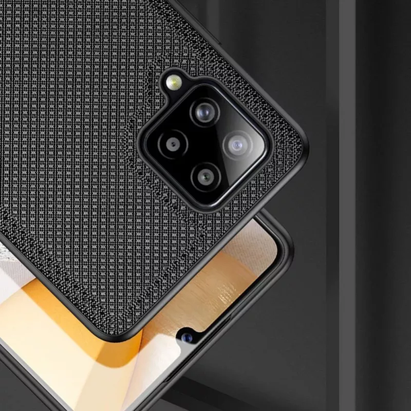 Capa carteira tipo livro Dux Ducis Fino para Samsung A42 5G preta