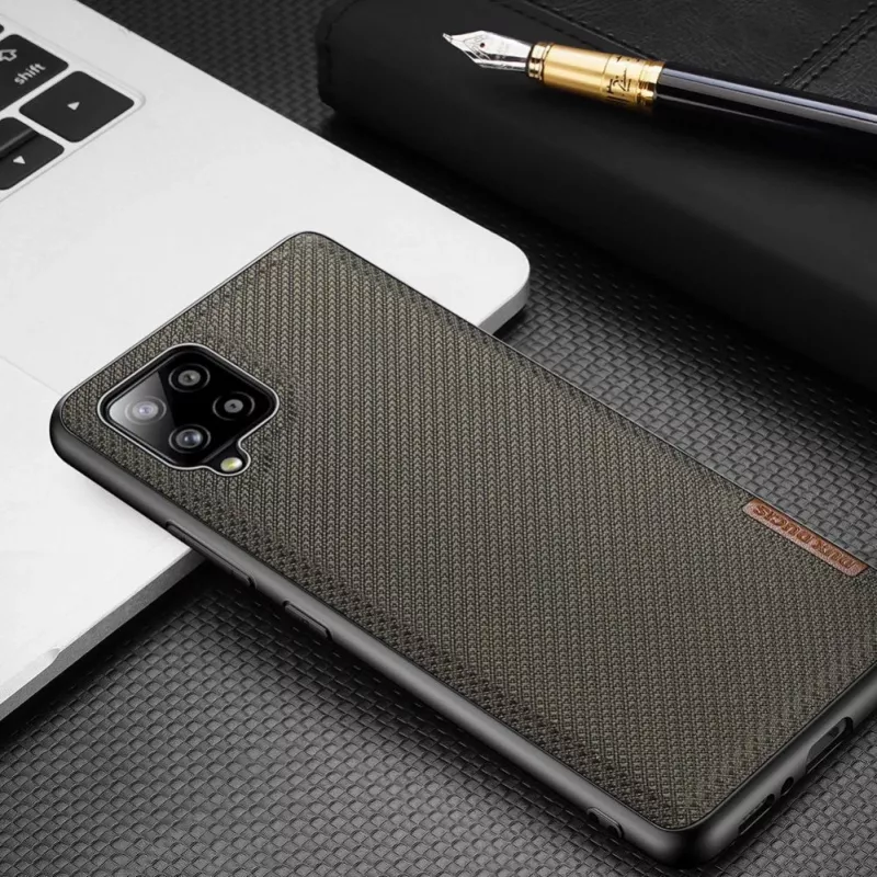 Capa carteira tipo livro Dux Ducis Fino para Samsung A42 5G preta