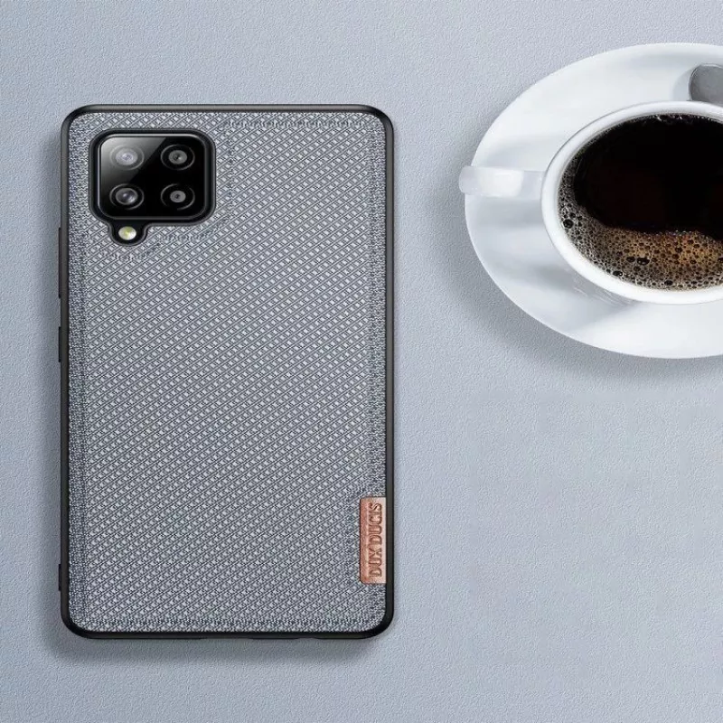 Capa carteira tipo livro Dux Ducis Fino para Samsung A42 5G preta