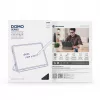 Dux Ducis Galaxy Tab A9 Plus / Tab A11 Plus Domo Series capa para tablet em pele sintética PU com suporte Tri-fold preta
