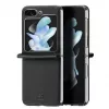 Capa tipo carteira Dux Ducis Flip Leather para Galaxy Z Flip5 5G preta