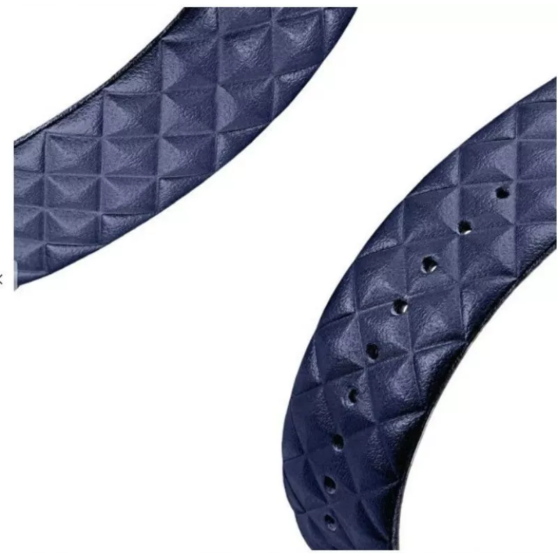 Dux Ducis Bracelete de couro verdadeiro para Apple Watch 38/40/41mm - Azul