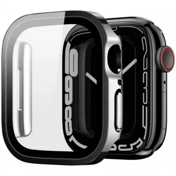 Capa Dux Ducis Hamo para Apple Watch Series 7/8/9 (PC) 41 mm preta
