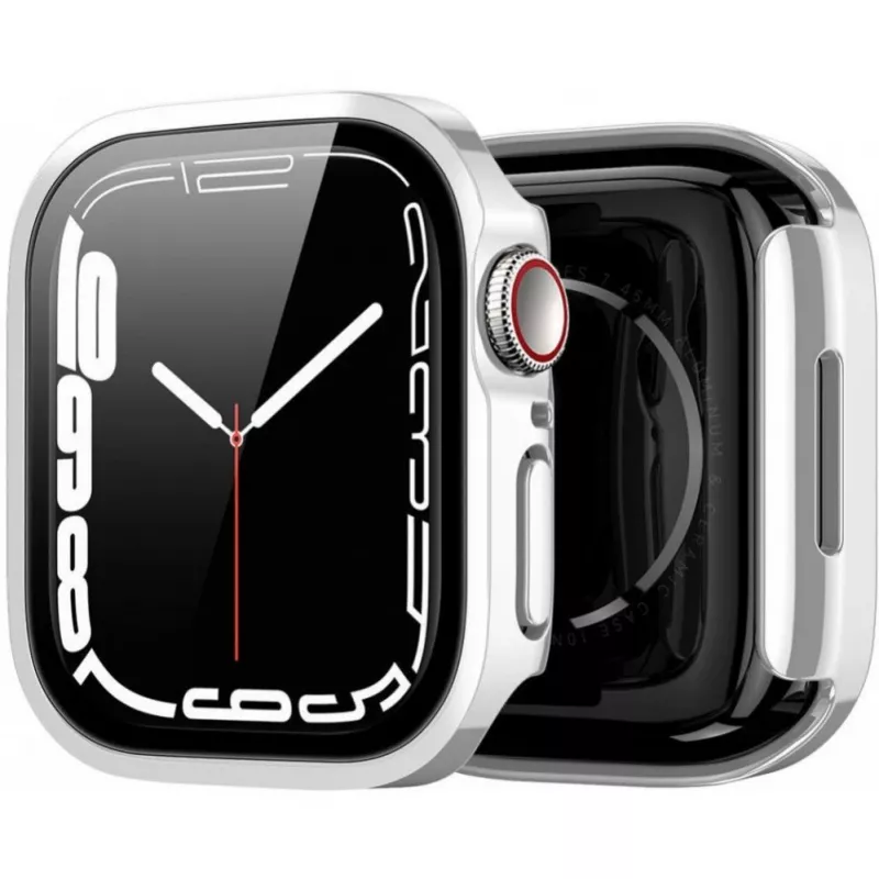 Dux Ducis Hamo Capa para Apple Watch Series 7/8/9 (PC) 41mm Prateado