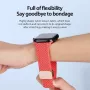 Dux Ducis Mixture Pro bracelete de relógio elástica entrançada para Apple Watch 38/40/41 mm - Guava