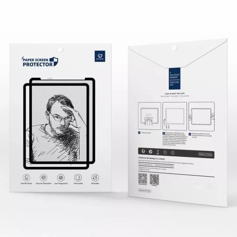 Película de proteção de ecrã Dux Ducis NAAD Paper Like para Samsung Galaxy Tab S9 (11 polegadas) - película PET mate