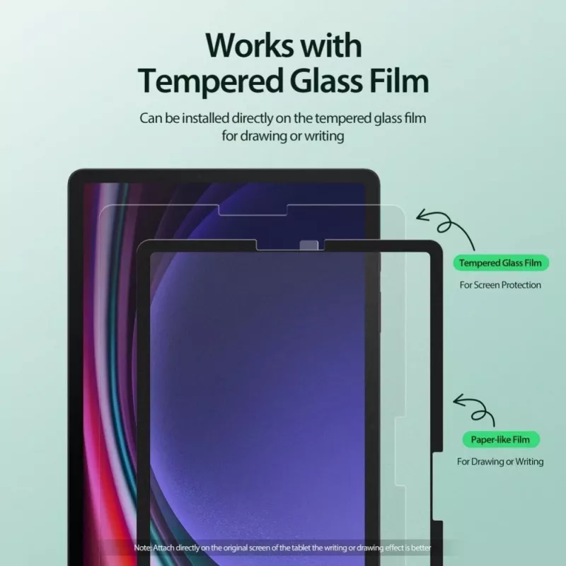 Película de proteção de ecrã Dux Ducis NAAD Paper Like para Samsung Galaxy Tab S9 (11 polegadas) - película PET mate
