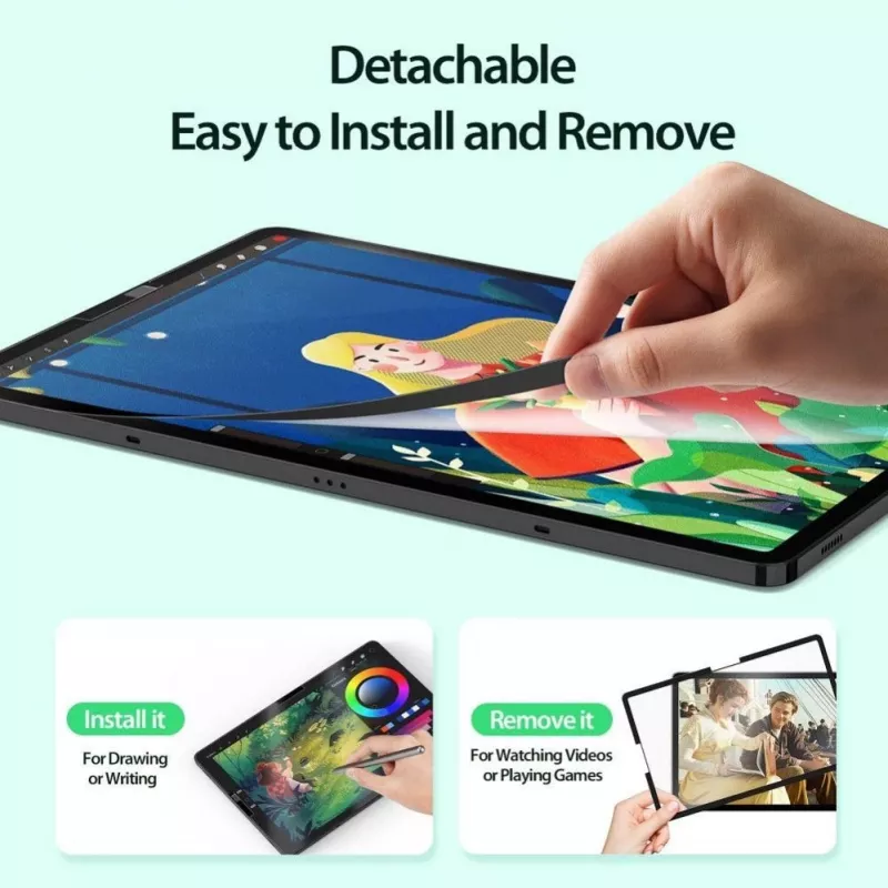 Película de proteção de ecrã Dux Ducis NAAD Paper Like para Samsung Galaxy Tab S9 (11 polegadas) - película PET mate