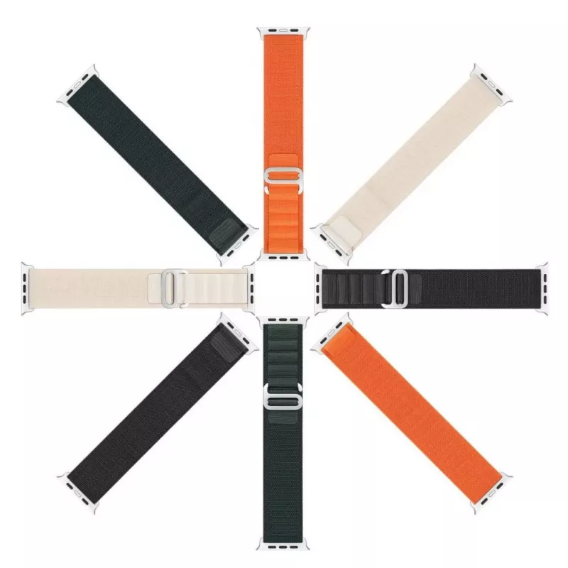 Pulseira de nylon Dux Ducis para Apple Watch 42/44/45/49 mm laranja