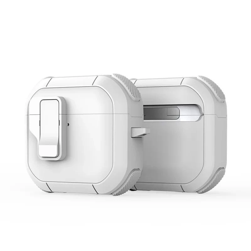 Dux Ducis Capa PC+TPU Série PECP com gancho para AirPods 4, Branco