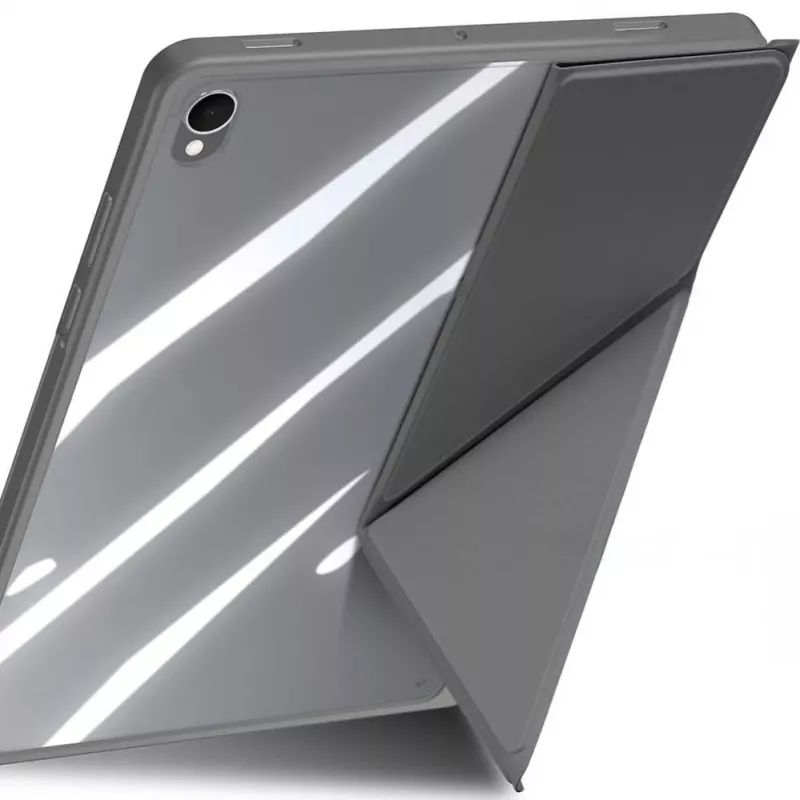 Capa Dux Ducis MAGI para Samsung Galaxy Tab A9 Plus / A11 Plus com suporte para caneta cinzenta