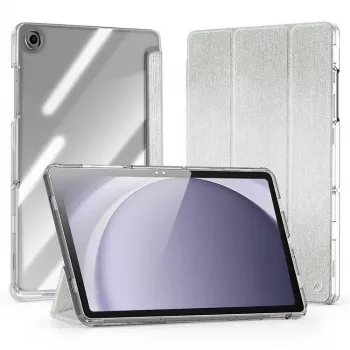 Capa transparente Dux Ducis TPU+PC+Pele para Samsung Galaxy Tab A9 Plus verde-claro