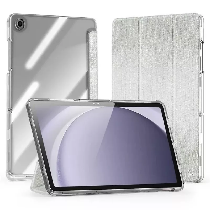 Capa transparente Dux Ducis TPU+PC+Pele para Samsung Galaxy Tab A9 Plus verde-claro
