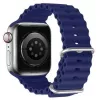 Dux Ducis Bracelete desportiva de silicone para Apple Watch 45/44/42mm - azul-marinho