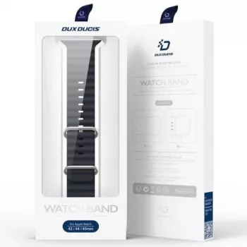 Dux Ducis Bracelete de silicone para Apple Watch Series 8/7/6/5/4/3/2/SE (38/40/41mm) - cinzento