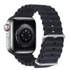 Dux Ducis Bracelete de silicone para Apple Watch Series 8/7/6/5/4/3/2/SE (38/40/41mm) - cinzento
