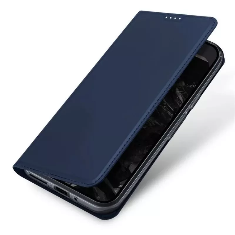 Capa tipo livro com porta-cartões Dux Ducis Skin Pro para Google Pixel 9 / 9 Pro - azul