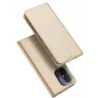 Dux Ducis Skin Pro Series Capa Flip com Carteira e Suporte para Xiaomi Redmi 12C / Poco C55, Dourado