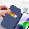 Capa Magnética Flip MagSafe Dux Ducis Skin X Pro para Apple iPhone 15 Plus - Azul