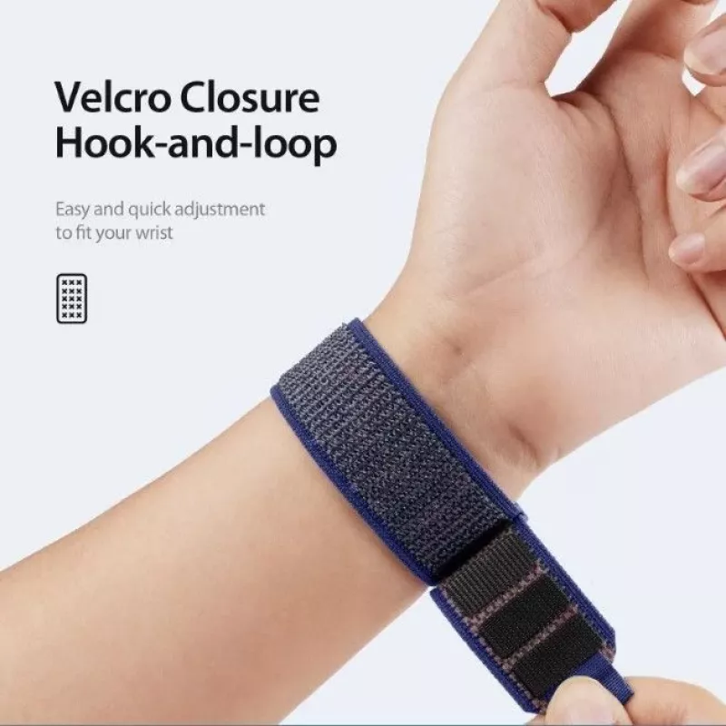 Dux Ducis bracelete desportiva com fecho de velcro para Apple Watch 42/44/45/46/49mm azul