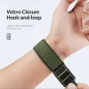 DUX DUCIS bracelete desportiva de velcro para Apple Watch 42/44/45/46/49mm verde