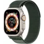 DUX DUCIS bracelete desportiva de velcro para Apple Watch 42/44/45/46/49mm verde