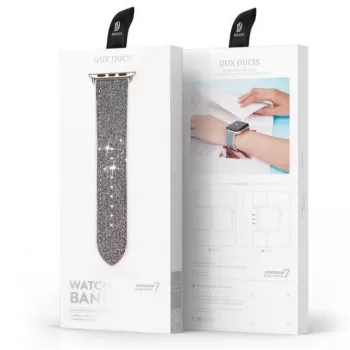 Pulseira Dux Ducis para Apple Watch 7/6/5/4/3/2/SE (41/40/38mm), pulseira, prateada