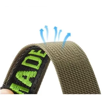 Pulseira Dux Ducis (versão outdoor) para Apple Watch Ultra, SE, 8, 7, 6, 5, 4, 3, 2, 1 (49, 45, 44, 42 mm) pulseira de nylon preta verde
