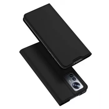 Dux Ducis Capa tipo carteira Skin Pro Holster para Xiaomi 12 Pro preta