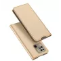 Dux Ducis Capa flip Skin Pro para Xiaomi Redmi 10C dourado