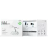Carregador sem fios magnético Duzzona W16 15W 3-em-1 Branco