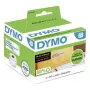 DYMO Authentic LabelWriter Etiquetas de endereço grandes 36mm x 89mm Transparente, 2 rolos com 130 (260 etiquetas)