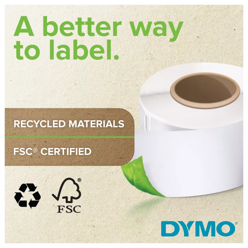 DYMO LabelWriter Etiquetas de endereço 99010, 28x89 mm, branco, 2 rolos de 130 cada