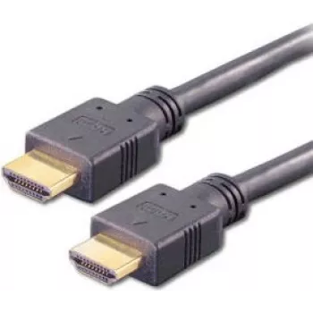 E+P Cabo HDMI 1/10 solto 10 m HDMI Type-A macho para macho preto High-Speed com Ethernet 4K 60Hz